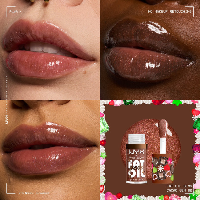 NYX Professional MakeUp Fat Oil Gem olejek do ust 4.8ml