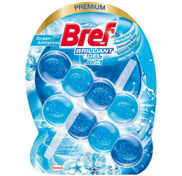 Bref Brilliant Gel All in 1 zawieszka myjąco-zapachowa do muszli Ocean Arktyczny 2x42g