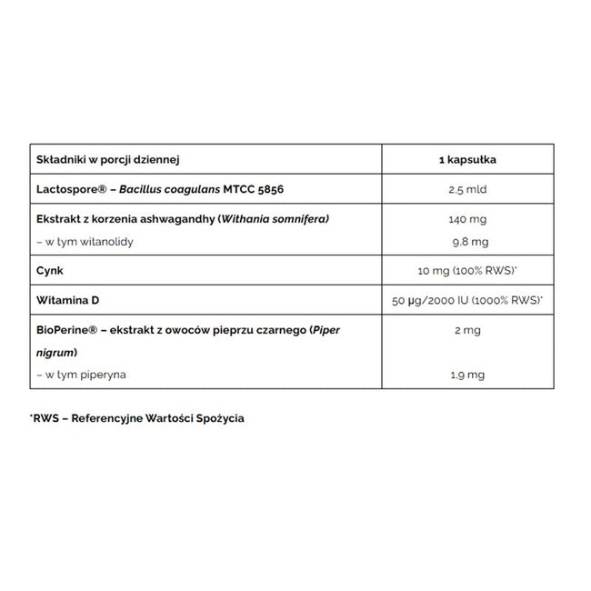 Pharmovit Probiotic + Ashwagandha Immuno Complex suplement diety 60 kapsułek