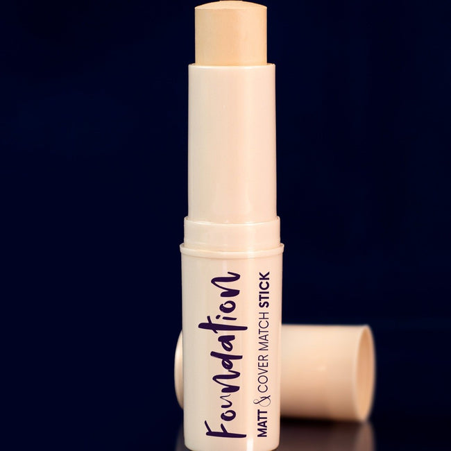 Quiz Cosmetics Matt & Cover Stick Foundation kryjący podkład w sticku wzbogacony olejem rycynowym i masłem shea