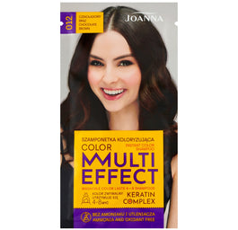 Joanna Multi Effect Color szamponetka koloryzująca 012 Czekoladowy Brąz 35g