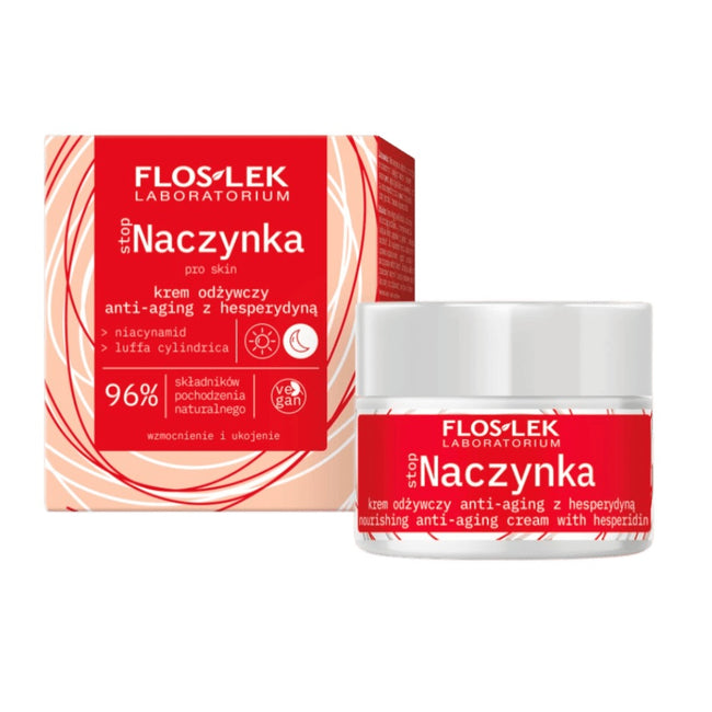 Floslek stopNaczynka krem odżywczy anti-aging z hesperydyną na dzień i na noc 50ml