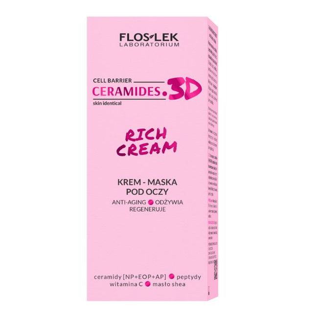 Floslek Ceramides.3D Rich Cream krem-maska pod oczy 30ml