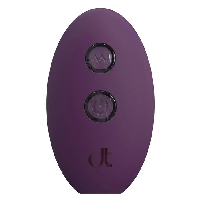Dream Toys Glam Strong Anal Vibe wibrujący korek analny z pilotem Fioletowy