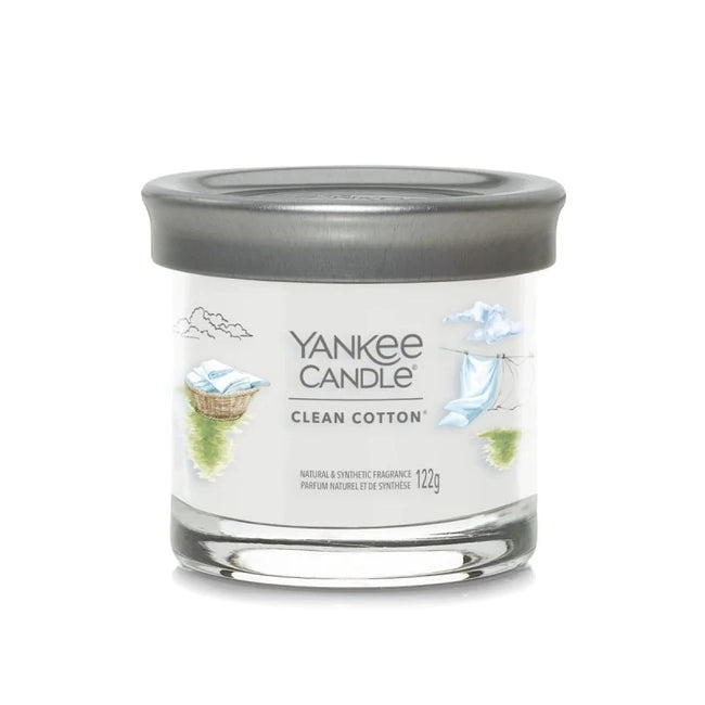 Yankee Candle Mała świeca zapachowa Clean Cotton 122g