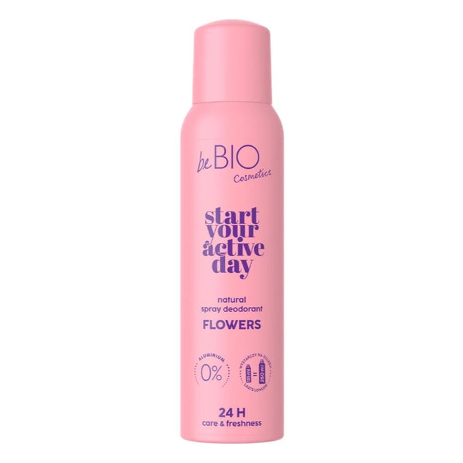 BeBio Ewa Chodakowska Start Your Active Day naturalny dezodorant w sprayu Flowers 125ml