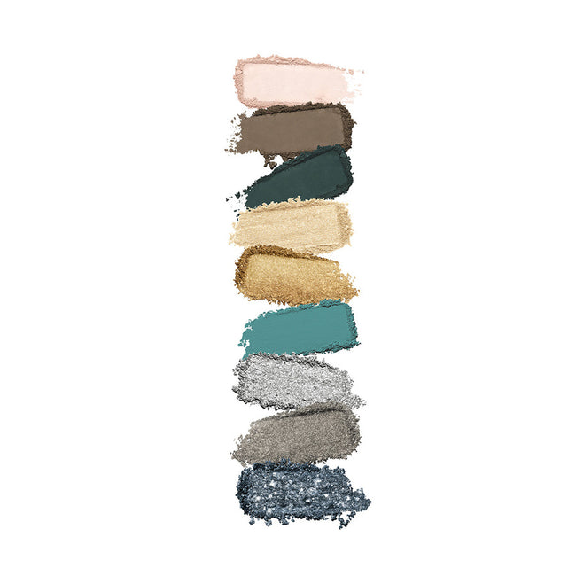 KIKO Milano Glamour Multi Finish Eyeshadow Palette paleta 9 cieni do powiek o różnym wykończeniu 1szt.