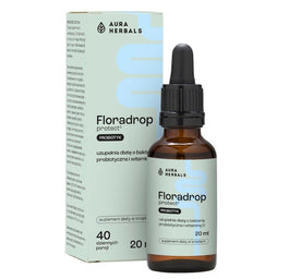 Aura Herbals Floradrop protect¹ probiotyk suplement diety w kroplach 20ml