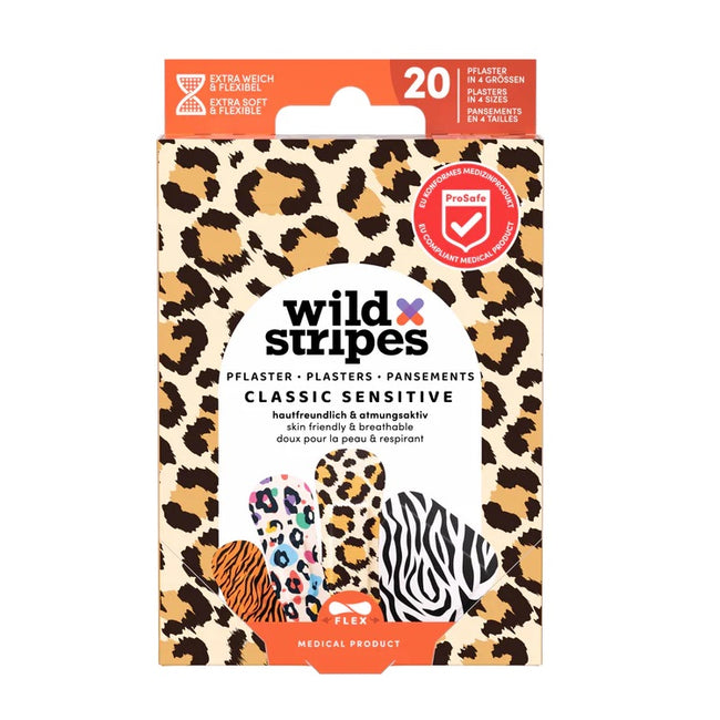 Wild Stripes Classic Sensitive plastry klasyczne Animal 20szt.