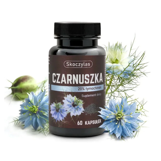 Skoczylas Czarnuszka 20% tymochinon suplement diety 60 kapsułek