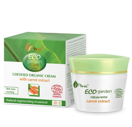 Ava Laboratorium Eco Garden certyfikowany organiczny krem z ekstraktem z marchwi 30+ 50ml