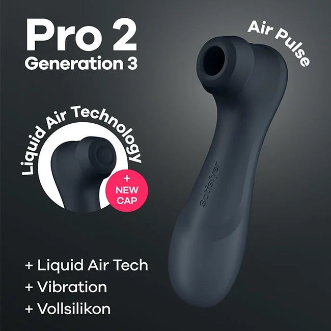 Satisfyer Pro 2 Generation 3 masażer łechtaczki Black