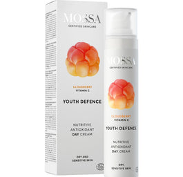 MOSSA Youth Defence odżywczy krem antyoksydacyjny na dzień z maliną moroszką 50ml