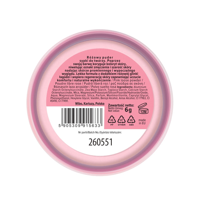 Lovely Ruby Chocolate Loose Powder różowy sypki puder do twarzy