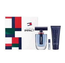 Tommy Hilfiger Impact zestaw woda toaletowa spray 100ml + żel pod prysznic 100ml + miniatura wody toaletowej 4ml