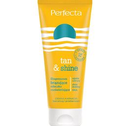 Perfecta Tan & Shine ekspresowo brązujące mleczko rozświetlające do ciała 200ml