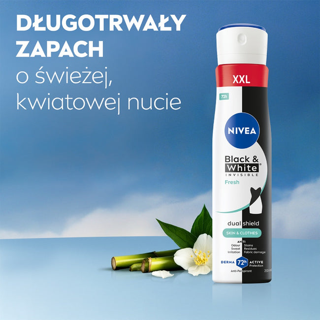 Nivea Black & White Invisible Fresh antyperspirant spray 250ml