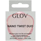 Glov Nano Twist Duo 2w1 pumeks i depilator z nano szkła Pink