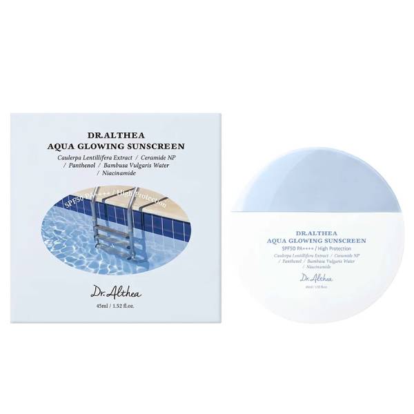 Dr. Althea Aqua Glowing Sunscreen SPF50+ nawilżający krem przeciwsłoneczny PA++++ 45ml