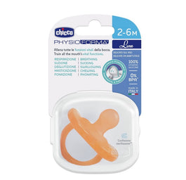 Chicco PhysioForma Luxe smoczek silikonowy uspokajający 2-6m Pomarańczowy