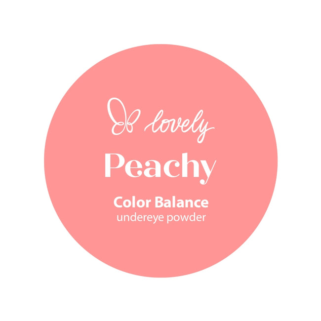 Lovely Peachy Undereye Powder sypki puder pod oczy 3.5g