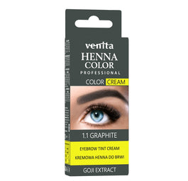 Venita Henna Color Cream henna do brwi i rzęs w kremie 1.1 Grafit