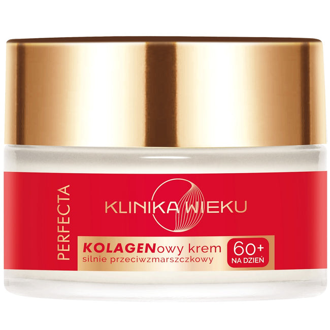 Perfecta Klinika Wieku kolagenowy krem silnie przeciwzmarszczkowy na dzień 60+ 50ml