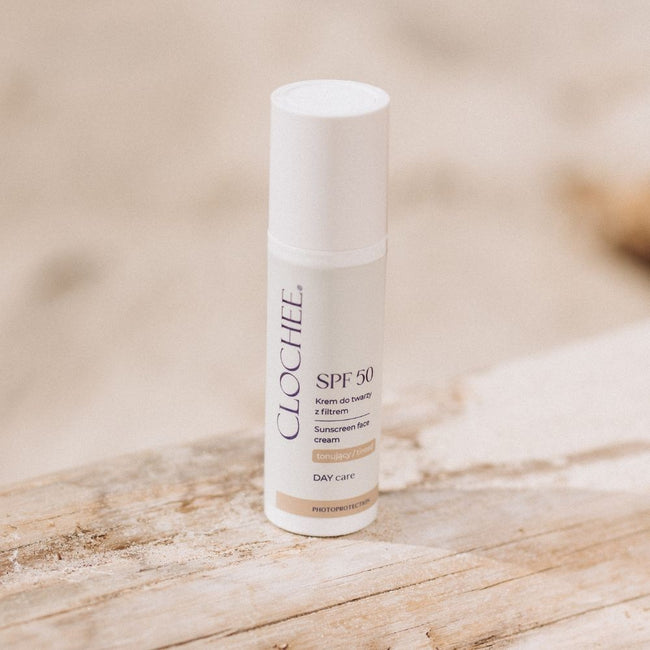 Clochee Krem do twarzy tonujący SPF50 50ml