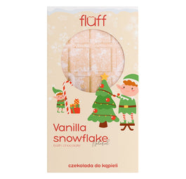 Fluff Bath Chocolate czekolada do kąpieli Vanilla Snowflake 160g