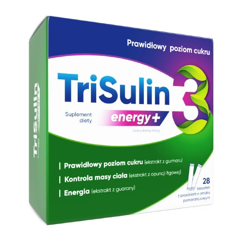 TriSulin Energy+ suplement diety 28 saszetek