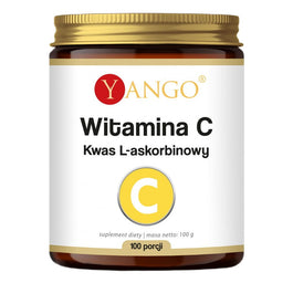 Yango Witamina C kwas L-askorbinowy suplement diety w proszku 100g