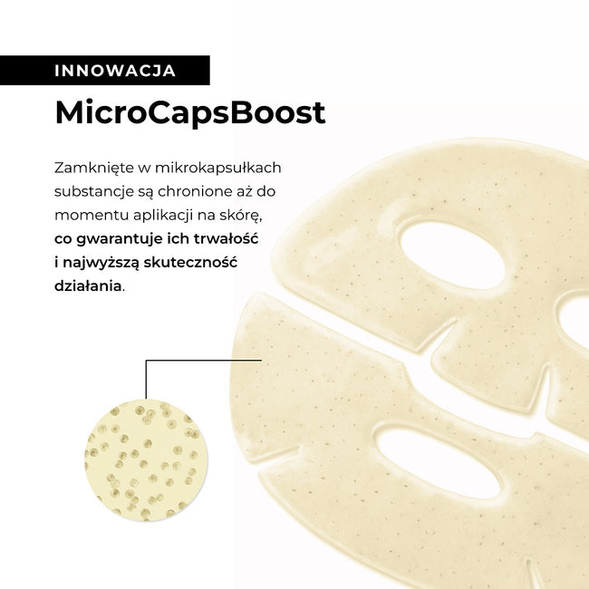L'biotica Maska kolagenowa z ceramidami w mikrokapsułkach Regeneracja i Nawilżenie 1szt.
