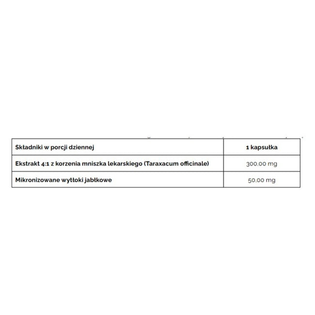 Pharmovit Mniszek lekarski 300 mg suplement diety 90 kapsułek