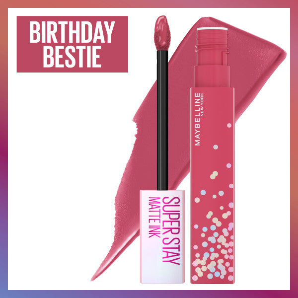 Maybelline Super Stay Matte Ink B-day Edition długotrwała pomadka do ust w płynie