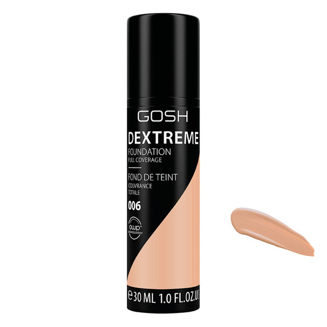 Gosh Dextreme Full Coverage Foundation podkład o pełnym kryciu