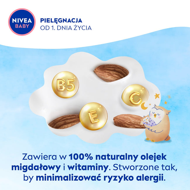Nivea Baby mleczko nawilżające na dobranoc 200ml