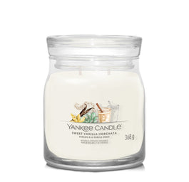 Yankee Candle Średnia świeca zapachowa Sweet Vanilla Horchata 368g