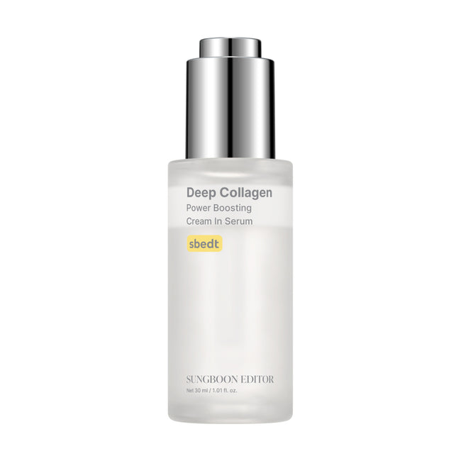 Sungboon Editor Deep Collagen Power Boosting Cream In Serum koreańskie serum liftingujące z kolagenem i elastyną 30ml