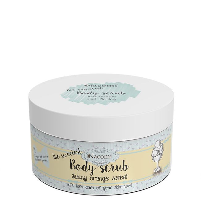 Nacomi Cukrowy peeling do ciała pomarańczowy sorbet 125g