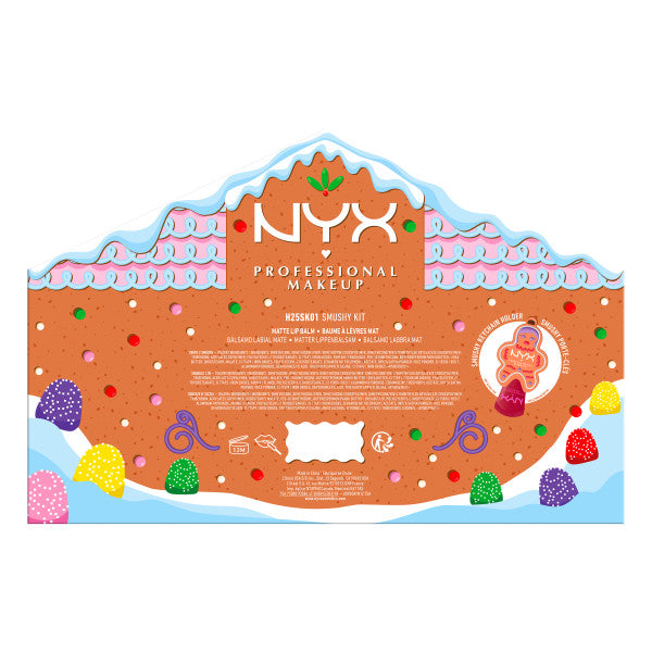 NYX Professional MakeUp Holiday Smushy Kit zestaw balsamów do ust 3x8ml