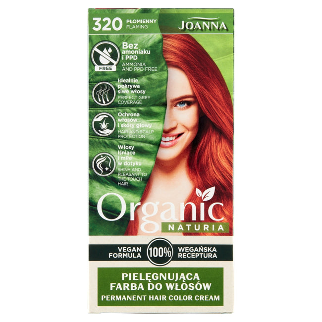Joanna Naturia Organic pielęgnująca farba do włosów