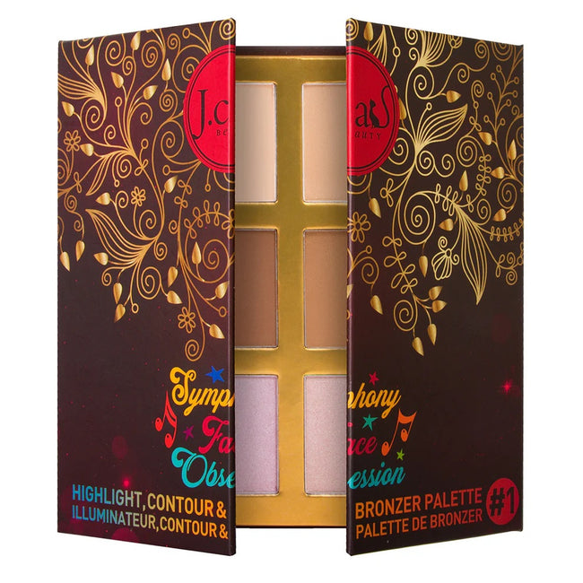 J.Cat Beauty Symphony Face Obsession paleta do konturowania twarzy