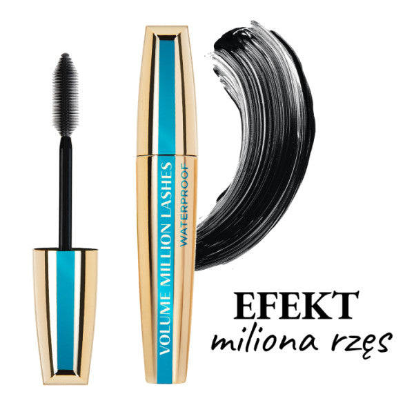 L'Oreal Paris Volume Million Lashes Waterproof wodoodporny tusz do rzęs