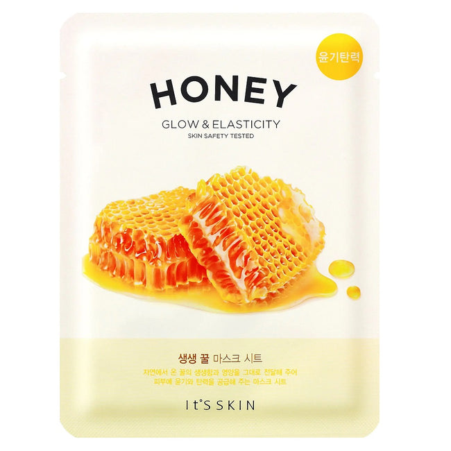 It's Skin The Fresh Honey Mask Sheet zestaw maseczek w płachcie z wyciągiem z miodu 5x20g