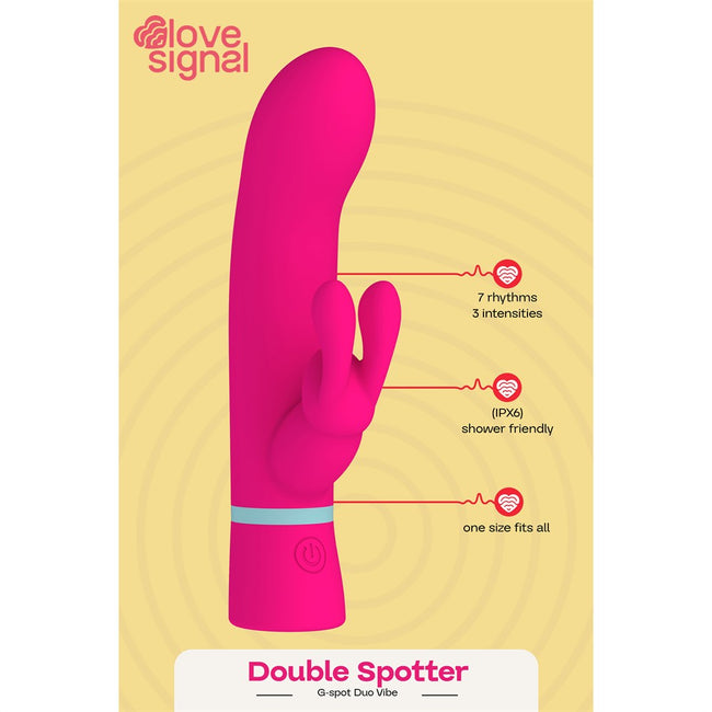 Dream Toys Love Signal Double Spotter wibrator punktu G z podwójną stymulacją