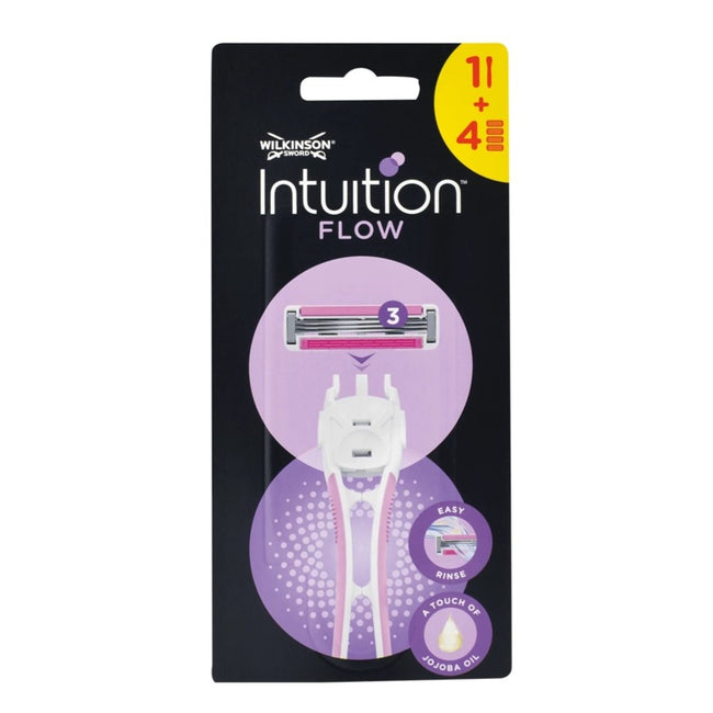 Wilkinson Intuition Flow maszynka do golenia dla kobiet i 4 wkłady
