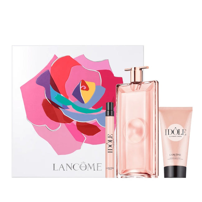 Lancome Idole zestaw woda perfumowana spray 100ml + woda perfumowana spray 10ml + balsam do ciała 50ml