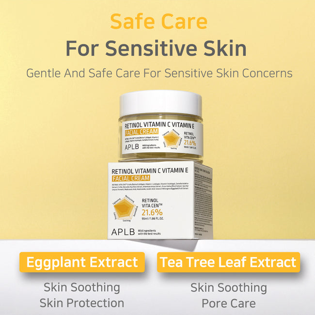 APLB Retinol Vitamin C Vitamin E Facial Cream rozświetlający krem do twarzy 55ml