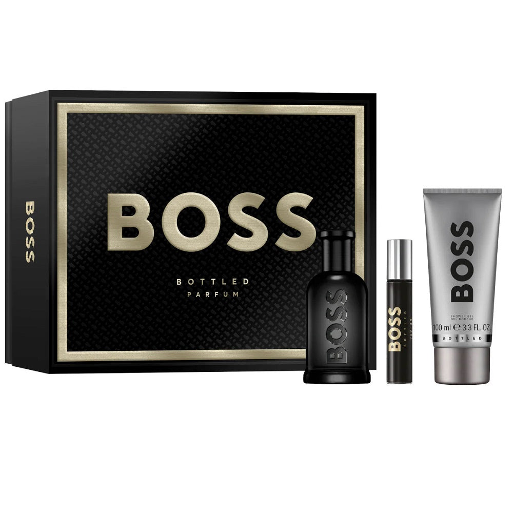 hugo boss boss bottled parfum ekstrakt perfum 100 ml   zestaw  