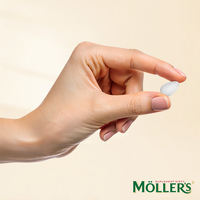 Möller's Magnez + B6 suplement diety 90 tabletek